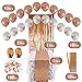 Rose Gold Party Decorations Set - 134 pc Pink and Gold Party Supplies - Perfect Decor for Birthday Party, Bachelorette Parties, Bridal or Baby Shower - psrg2019a