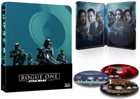 Rogue One: A Star Wars Story - Limited Edition Steelbook [3D Blu-ray + Blu-ray]
