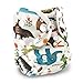 Buttons Cloth Diaper Cover - One Size (Critter) by Buttons Diapers