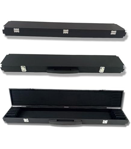 SKY High Density Wood Bow Case For 2 Violin/Viola/Cello Bows - Brown, With Strap