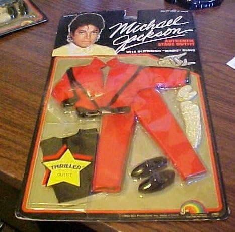 Michael Jackson Superstar of the 80's Doll Set ALL 4 Dolls - Thriller - Music Awards - Grammys - Beat it Outfits.