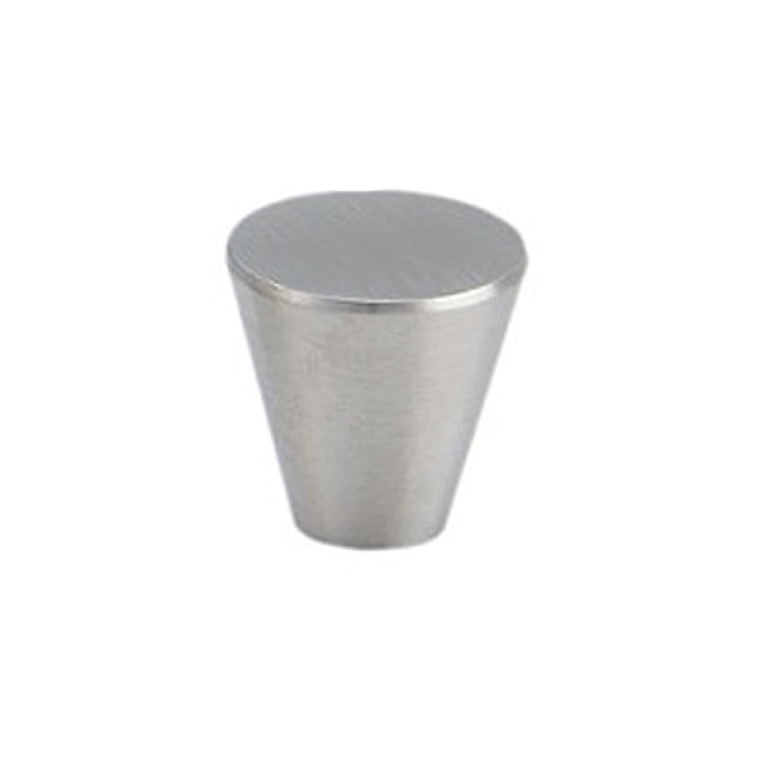 DESIGN-MAT BHA25067 Tapered Knob Ø20 x 27 mm Brushed Stainless STEEL-DMK005.in.20.5