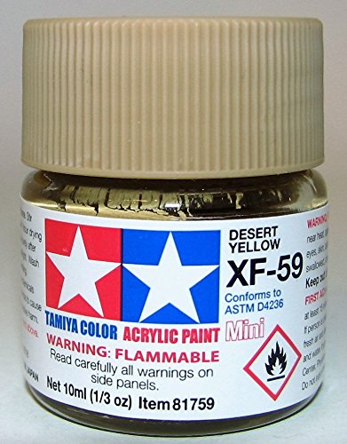 TAMXF59 81759 Acrylic Mini XF59 Desert Yellow 1/3 oz