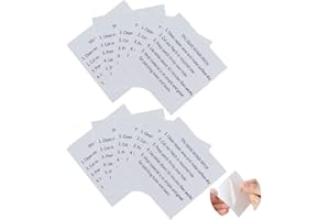 AIYUENCICI 10 Pack TPU Pool Patch Repair Kit, Self-Adhesive Vinyl Repair Patch for Inflatable Swimming Pool Float, Air Mattress, Bounce House, Tent, Canvas, Canopies, Boat, Bag, Sofa, Inflatable Toys (10 Packs)