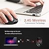 [Updated Version] Wireless Mouse, Patuoxun 2.4G USB Wireless Mice Optical PC Laptop Computer Cordless Mouse with Nano…