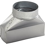 Broan 413 3-1/4" x 10" to 8" Round Duct Transition, NA