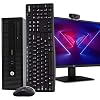 HP 800G2 PC Desktop, Intel i5, 16GB Ram, 1TB HDD, Windows 10 Pro, 20 LCD Monitor, Webcam, Flash Drive, RGB Productivity…