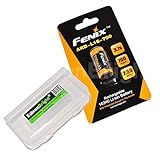 Fenix ARB-L16 rechargeable li-ion 700mAh 16340 battery with EdisonBright Battery carry case