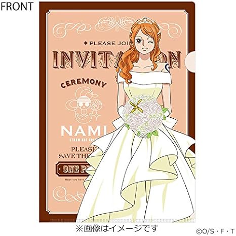 Amazon フジテレビ限定 ワンピース クリアファイル ナミ ウェディング Ver アニメ 萌えグッズ 通販