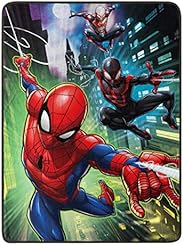 Marvel's Spider-Man, "Swing City" Micro Raschel Throw Blanket, 46"