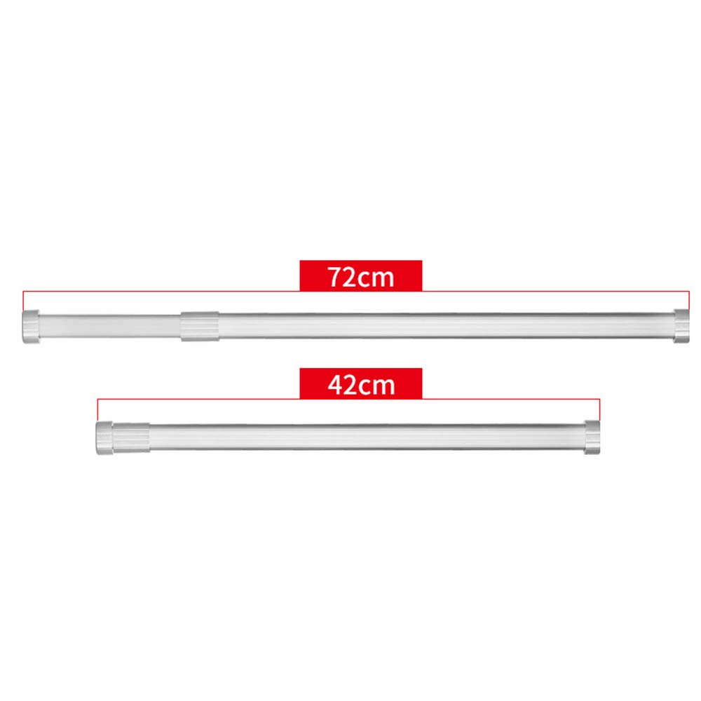hanging rod Telescopic rod ColorA;size4272cm wardrobe/closet