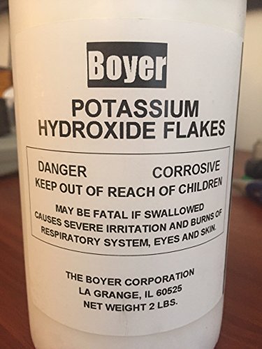 Potassium Hydroxide Flakes - 2 Lbs.
