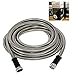 Buyplus 304 Stainless Steel Metal Garden Hose-Never Kink, Watering Lawn, Yard/Garden, Car Wash (50FT)
