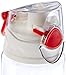 Nubo Filtered Gen II Water Bottle, Clear/White/Red