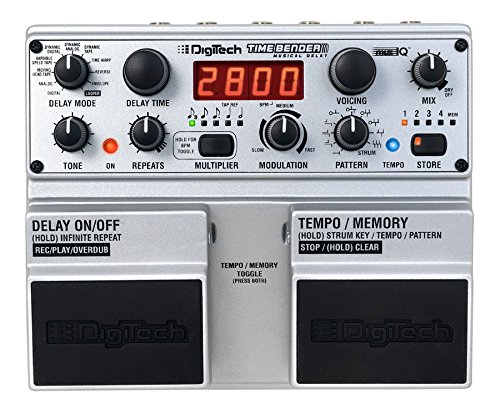 Digitech TimeBender 10 Delays with Rhythmical Repeats and Intelligent Harmonies and Looper