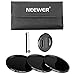 Neewer 3 Pieces 77MM Optical Glass Infrared IR Filter Kit for Sony Canon Nikon Olympus Pentax Panasonic DSLR Cameras, Includes IR720 IR760 IR850 Filters, Lens Cap and More