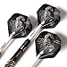 CUESOUL Black Scorpion 20 Grams Steel Tip Darts Set with Deluxe PU Darts case