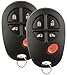 Discount Keyless Replacement Van Door Key Fob Car Entry Remote For Toyota Sienna GQ43VT20T (2 Pack)