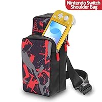 Travel Bag for Nintendo Switch AOPUTTRIVER Nintendo Switch Storage Backpack, Protective Storage Sling Backpack Shoulder Bag for Nintendo Switch, Dock, Joy-Con Grip&Switch Accessories, iphone and iPad