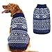 HOMIMP Dog Sweater Argyle - Warm Sweater Winter Clothes Puppy Soft Coat, Ugly Dog Sweater for Small Medium and Large Dogs, Pet Clothing Boy Girl