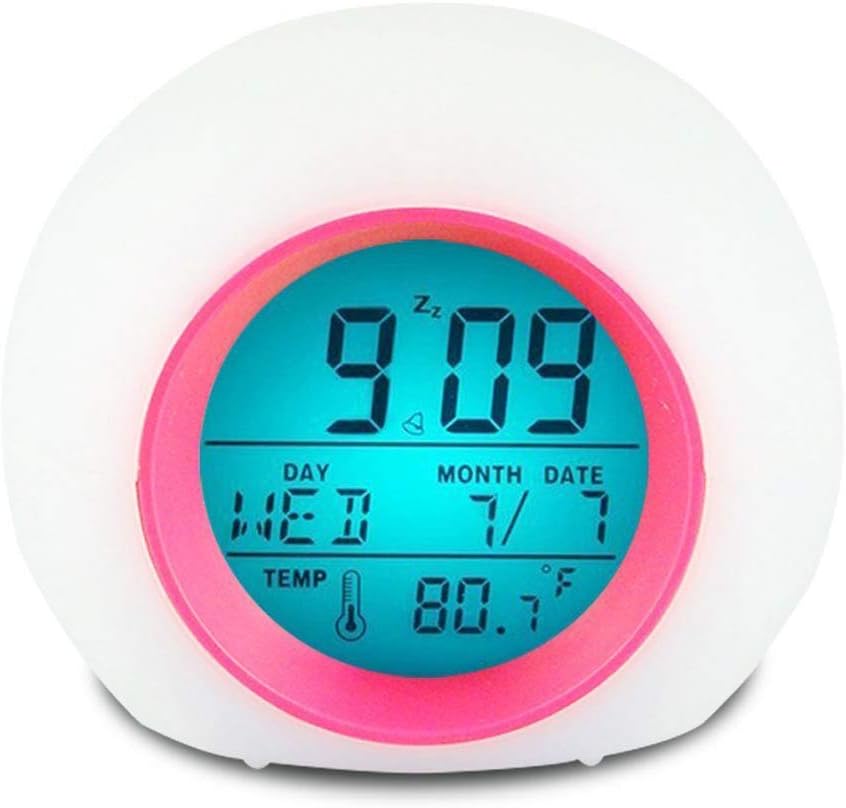 YUES Sveglia Digitale,Allarme LED Sveglia,Wakeup Light per Bambini con