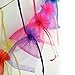 kingleder 100 PCS 4'' x 5'' Assorted Colors Size Drawstring Organza Gift Bags Jewelry Pouches Festival Wedding Party Favor Candy Bags (Multicolor, 10 X 12 cm)