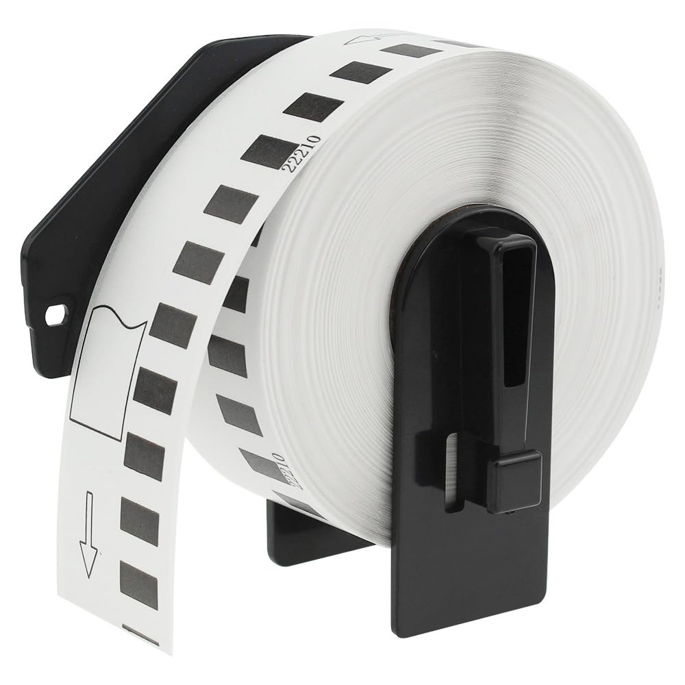 Compatible DK-22210 29mm x 30.48m White Thermal Standard Address Labels Compatible with Brother QL-500 550 570 700 710W 720NW 800 810W 820NWB 1050 1100 1110NWB Printers