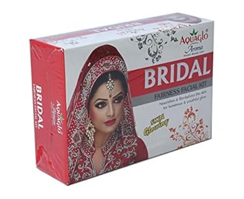 Aquaglo Aroma Bridal Fairness Facial Kit 325 Gm Amazon In Beauty