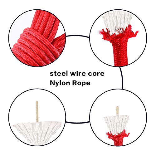 MHDMAG Fishing Rope, Carabiner Braid Rope, Nylon Rope Mooring