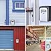 Key Lock Box, [Waterproof Version][Wall Mounted] Combination Key Safe Storage Zinc Alloy Lock Box with Slide Cover, 4 Digit Combination for Airbnb Home Garage School House Spare Keys [US Company]