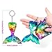 Tacobear 12PCS Mermaid Party Favors Unicorn Sequin Keychains Flip Mermaid Keychains Decorations Party Supplies for Girls Adults Goodie Bag Fillers & Easter Egg Fillers