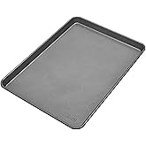 Chicago Metallic 59813 Commercial II Non-Stick Jelly Roll Pan. Perfect for making jelly rolls, cookies, pastries, pizza, one-pan meals, roasted vegetables, and more, 16-3/4 by 12-Inch