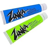 Zinka Colored Nosecoat Zinc Oxide Based Water Resistant 2 Pack Bundle 0.6 Ounce Tube - Blue Green