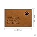 MsMr Entrance Doormat There's, Like A Bunch of Dogs in Here Indoor Outdoor Door Mat Non-Slip Doormat 23.6 by 15.7 Inch Machine Washable Non-Woven Fabric