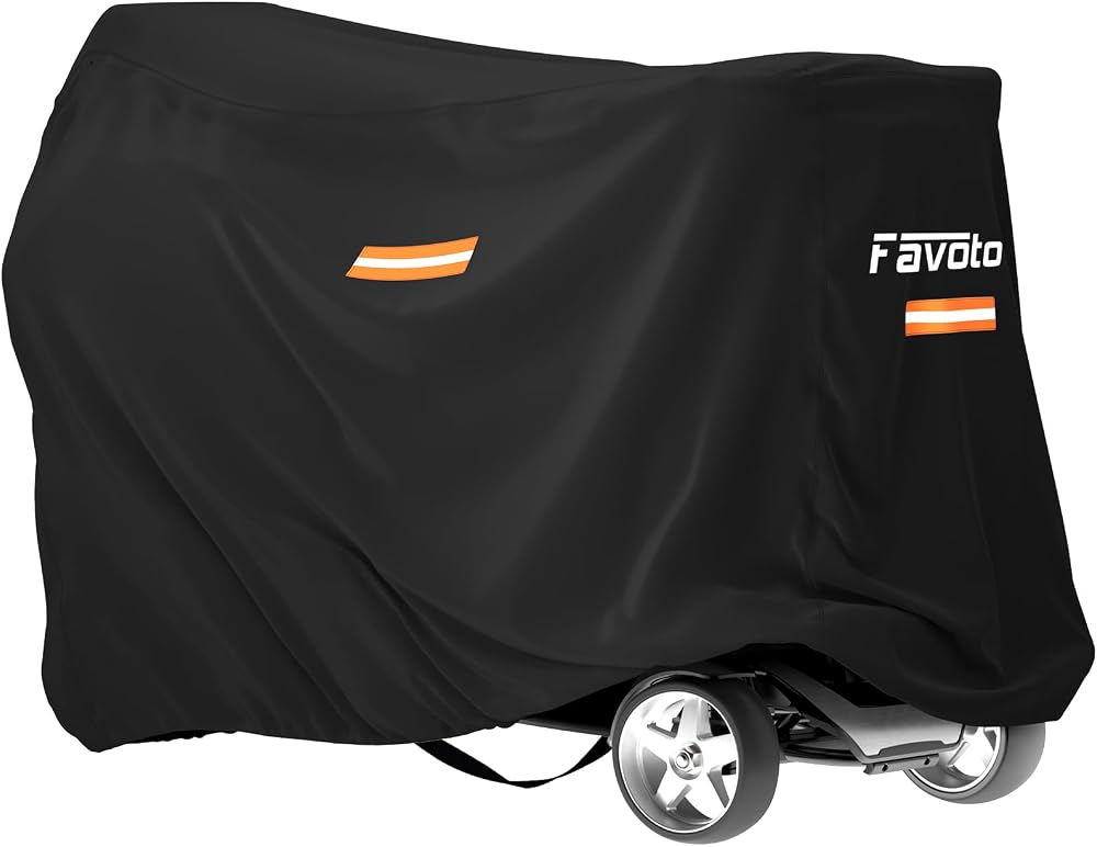 Favoto Waterproof Cover for Mobility Scooter 55x26x36 210D Oxford