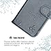 OCASE iPhone 6S Case [Free Screen Protector Included] Leather Flip Wallet Case for iPhone 6 / 6S Devices - Gray