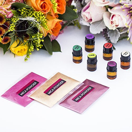 Deluxe Lip Balm Kit with Filling Tray, (77Piece Set) For Making Your