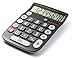 Office+Style A2DESKTOPBLACK 8 Digit Dual Powered Desktop Calculator, LCD Display, Black