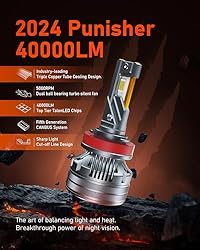 LUXSTER 2024 Punisher 40,000LM 9007 HB5 LED