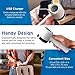 Etekcity Fabric Sweater Shaver Lint Remover Rechargeable with 9 Sticky Rollers for Pet Hair, Clothes, Furniture, Couch