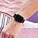 INTENY Compatible for Apple Watch Band 42mm with Case, Soft Silicone Sport Wristband with Apple Watch Screen Protector Compatible for iWatch Apple Watch Series 1,2,3,4, 42mm M/L, Anthracite Black