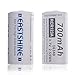 16340 Battery, EASTSHINE E07 700mAh RCR123A 3.7V Li-ion Rechargeable CR123A 4Packs for Arlo Flashlight