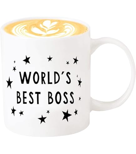 Worlds Greatest Boss. Black Text. Modern Design For The Best Boss Ever 11oz Two Tone Black Mug