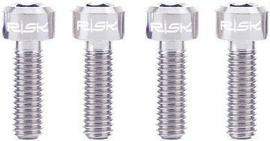 FREAHAP R Titanium Screws for Disc Brake 4PCs Hex Bolts M6x16/18/20 Screws for MTB