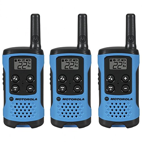 Walkie Talkies For Men, Motorola Talkabout T100tp Radio Walkie Talkie, 3pk, Blue