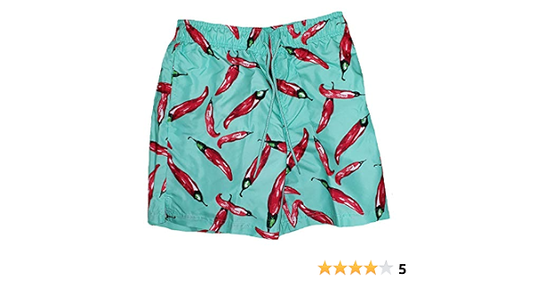 Mens Aqua Verde Chili Peppers All-Over 