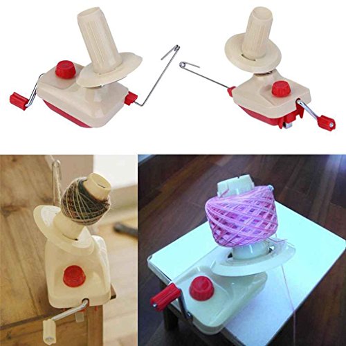 Portable Hand Operated Fiber String Yarn Skein Ball Machine Wool String Winder Handle Thread MuLuo