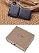 FlyHawk Italian Cowhide Men's RFID Blocking Genuine Leather Bifold Wallet, Mini-rfid Blocking-classic-black, One Size