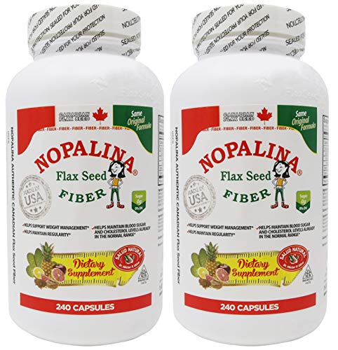 Nopalina Formula 240 Capsule (Omega 3-6-9, Flax Seed) (2 Pack)