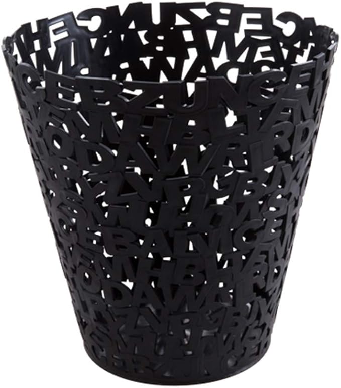 SxsZQDustbins Small Trash Can Bedroom Living Room Bathroom Waste Bin